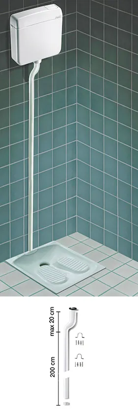 Flush pipes for Pucci VIVA exposed cistern – 80003500