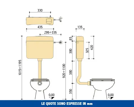 Pucci Eco 9/4 l – technical drawing with dimensions