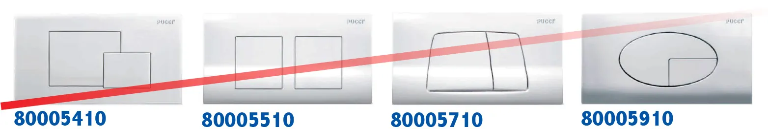 Ricambi placche Pucci 330x180 mm spessore 12 mm – no sub placche eco