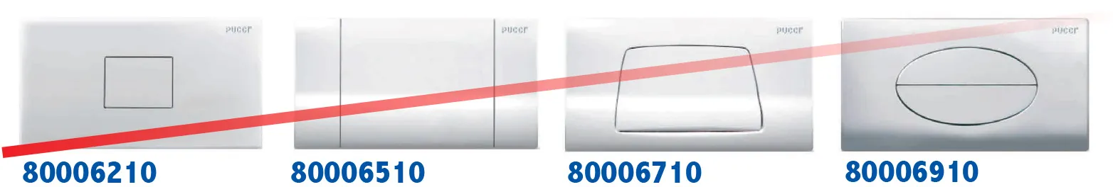 Ricambi placche Pucci 330x180 mm spessore 12 mm – no sub placche sara